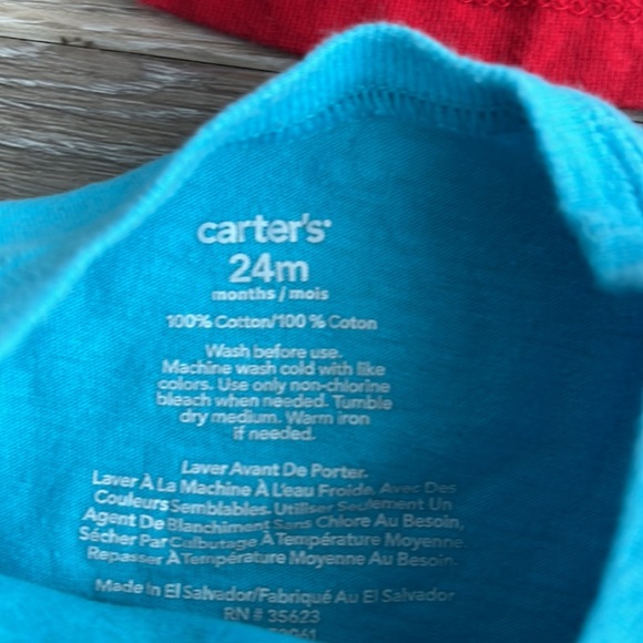 Lot of 5 boys long sleeve tees shirts, Santa, Penguin, t-Rex, alligator size 24m - Picture 9 of 11